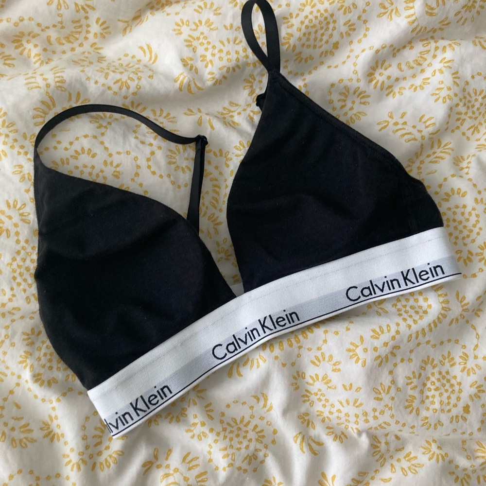 Calvin Klein Modern Cotton Lightly Lined Triangle Bralette